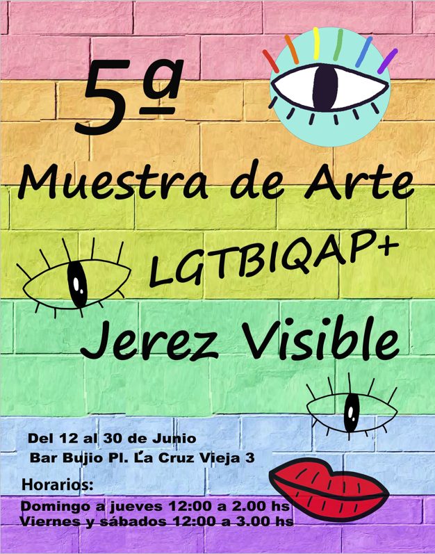 Cartel muestra de arte LGTBIQAP+ “Jerez Visible”