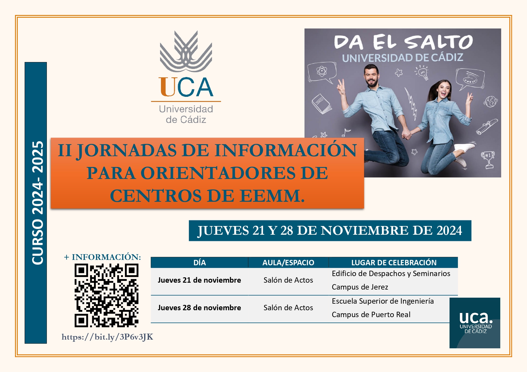 Jornadas de Información para orientadores de EEMM