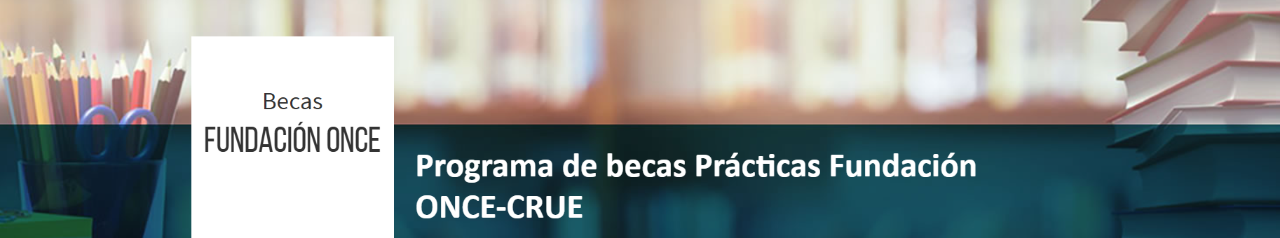 X Edición del Programa de becas de prácticas FUNDACIÓN ONCE-CRUE