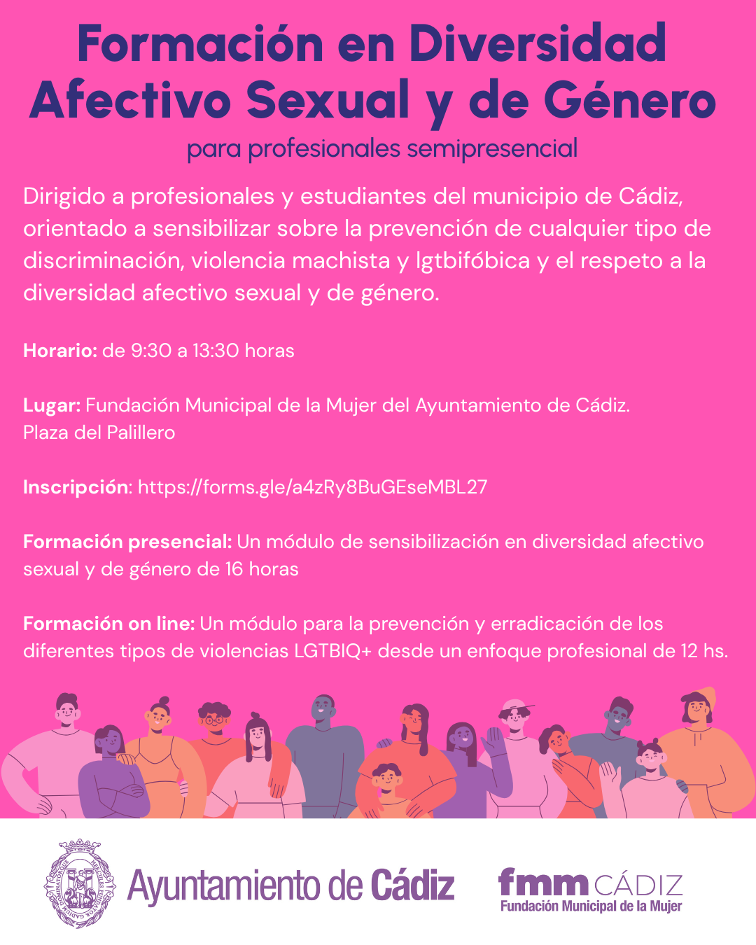 Curso de Formación en Diversidad Afectivo Sexual y de Género para Profesionales