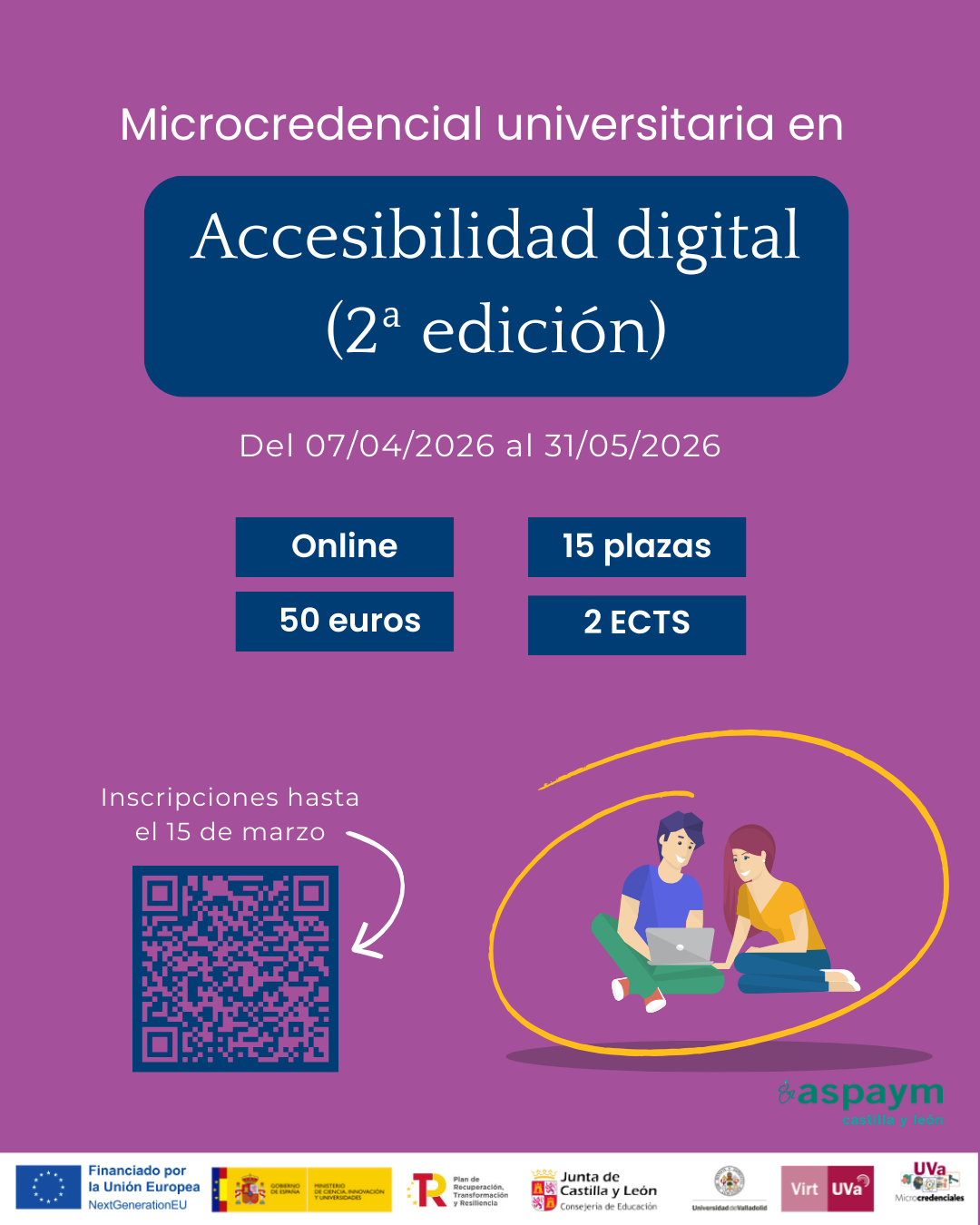 Microcredencial Universitaria en Accesibilidad Digital (2ª edición)