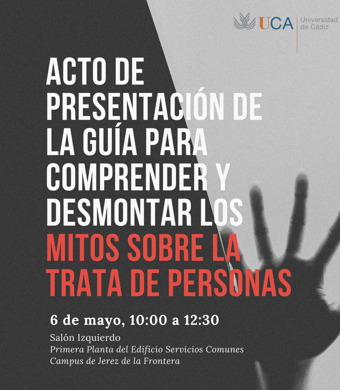 Presentación de la guía para comprender y desmontar los mitos sobre la trata de personas