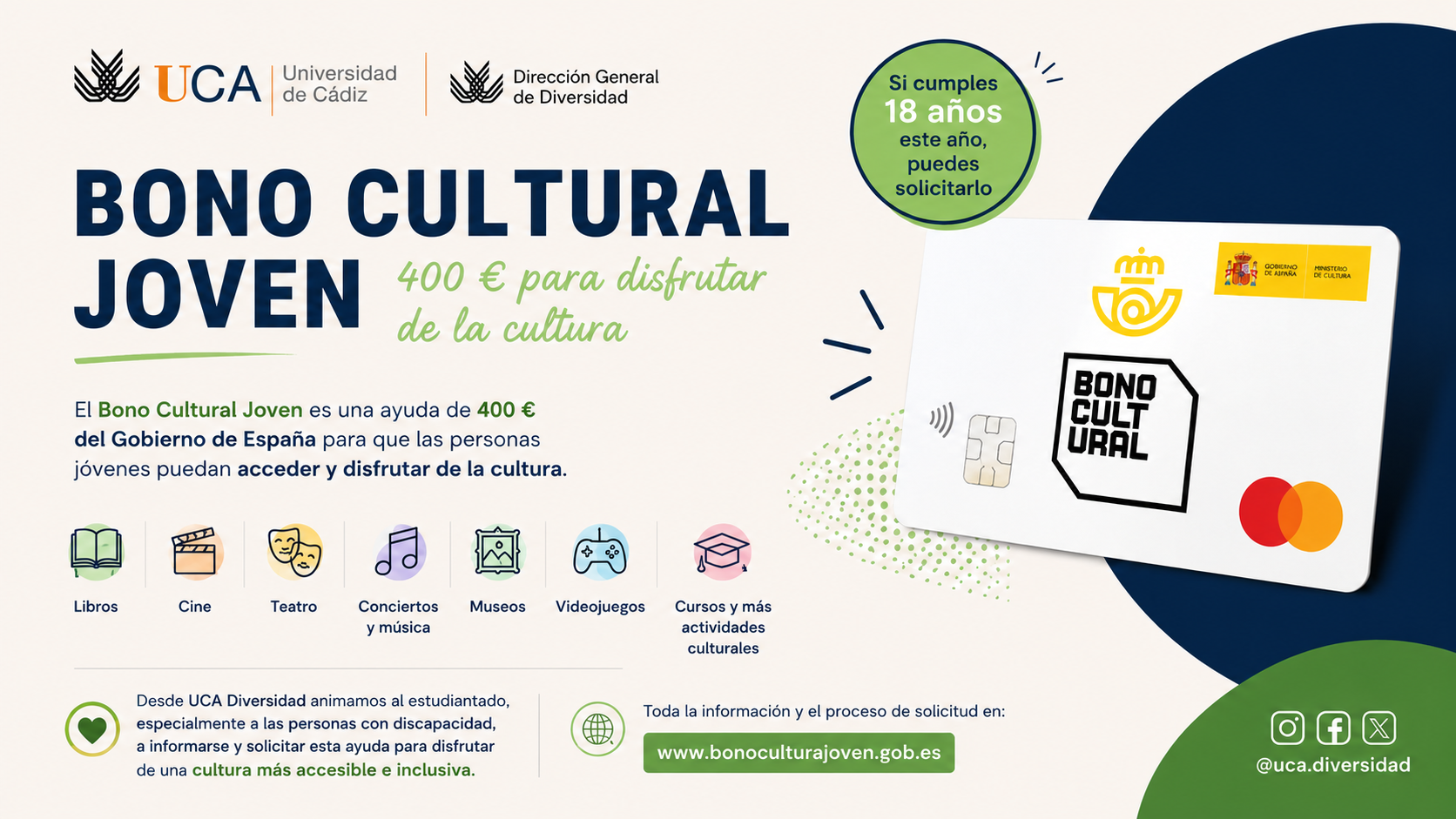 El Bono Cultural Joven: una oportunidad para acercar la cultura a la juventud