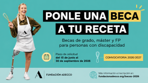 Abierta la convocatoria de Becas Fundación Adecco 2026 para estudiantes con discapacidad